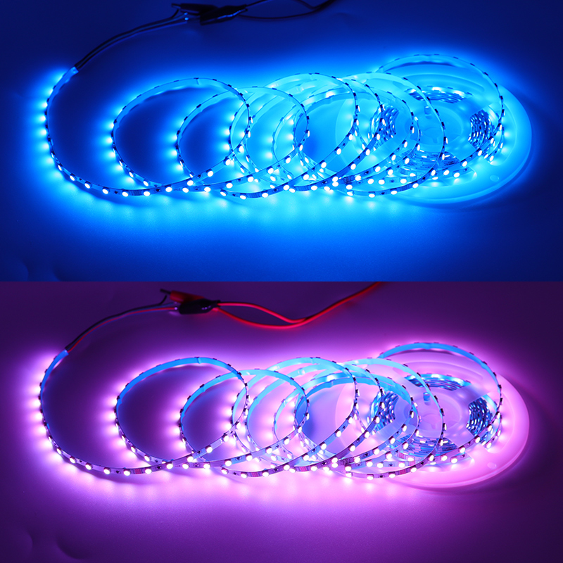 5m RGB Color Changing LED Lights - 5mm Narrow LED Strip - DC24V 72LEDs/m
